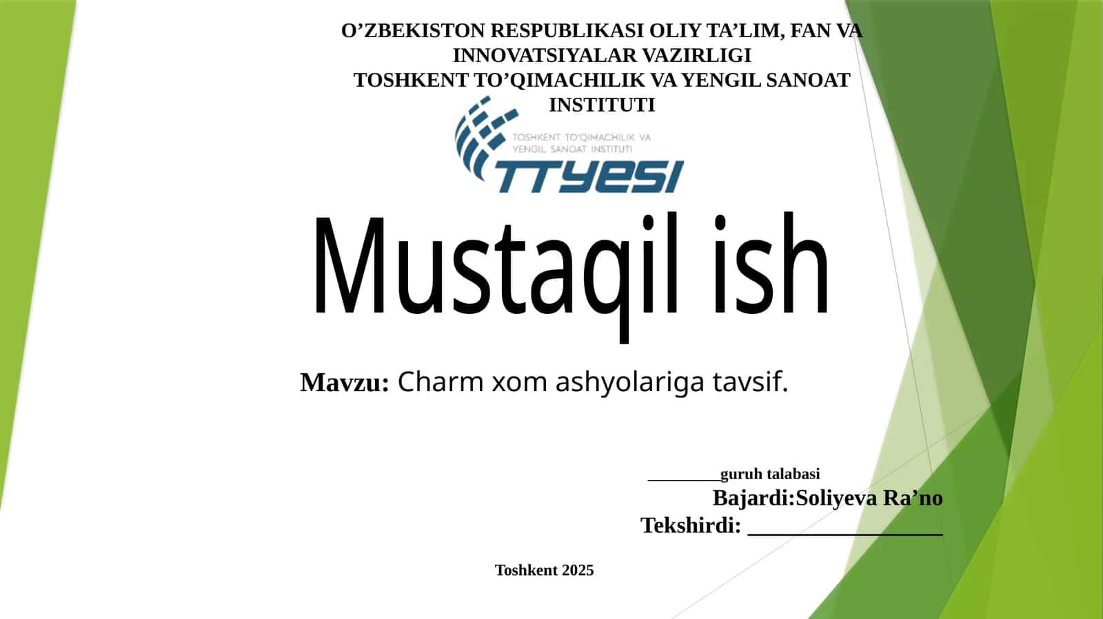 Charm xom ashyolari 1