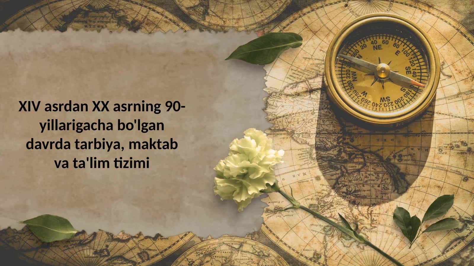 XIV asrdan XX asrning 90-yillarigacha bo'lgan davrda tarbiya,maktabva ta'lim tizimi 1