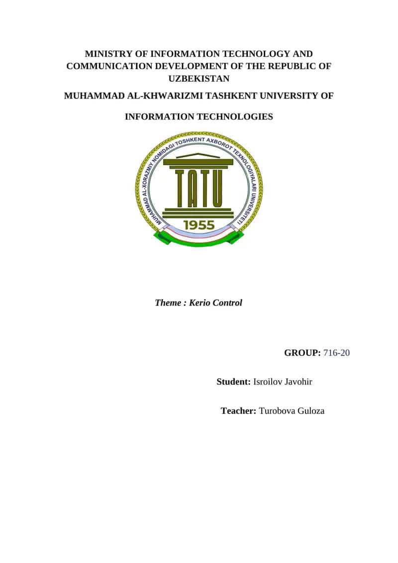 Kerio Control 1