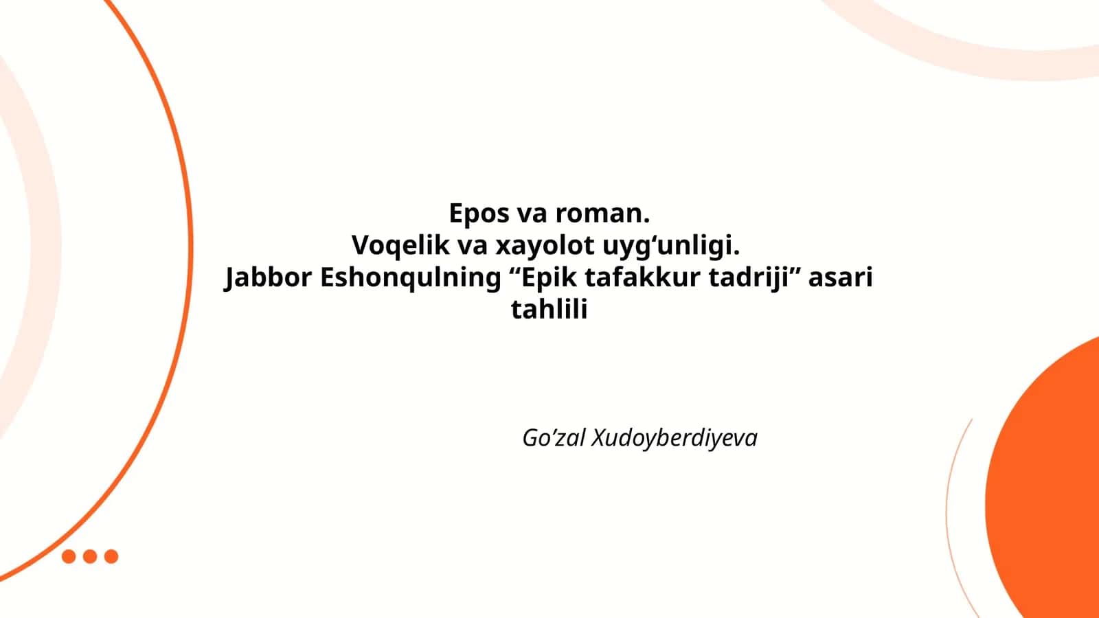 Epik tafakkur tadriji 1
