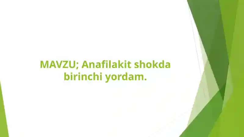 Anafilaktik shok
