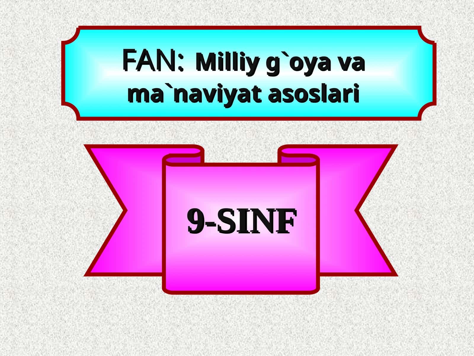 Milliy g`oya va ma`naviyat asoslari 1