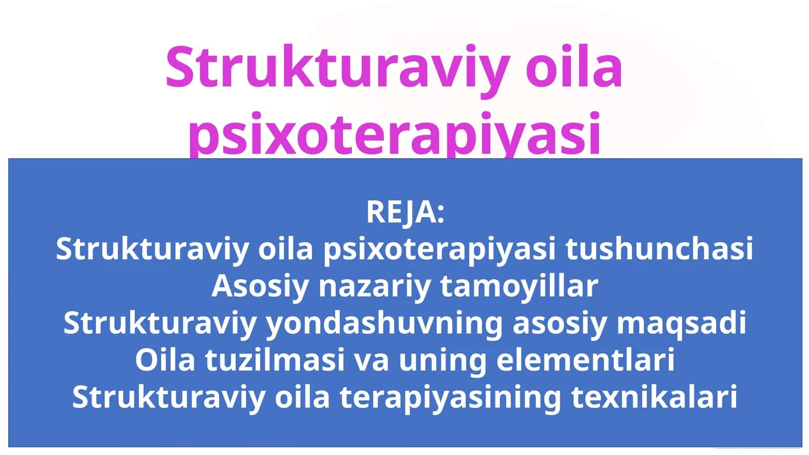 Strukturaviyoilapsixoterapiyasi 1
