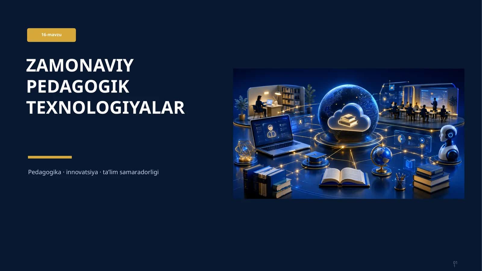 ZAMONAVIY PEDAGOGIK TEXNOLOGIYALAR 1