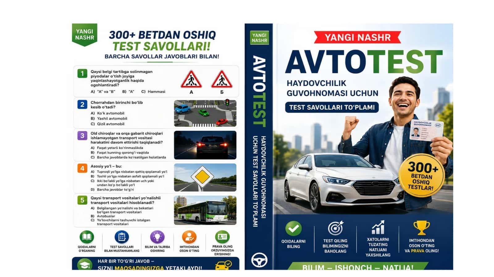 YO'L HARAKATI QOIDALARI TEST 1