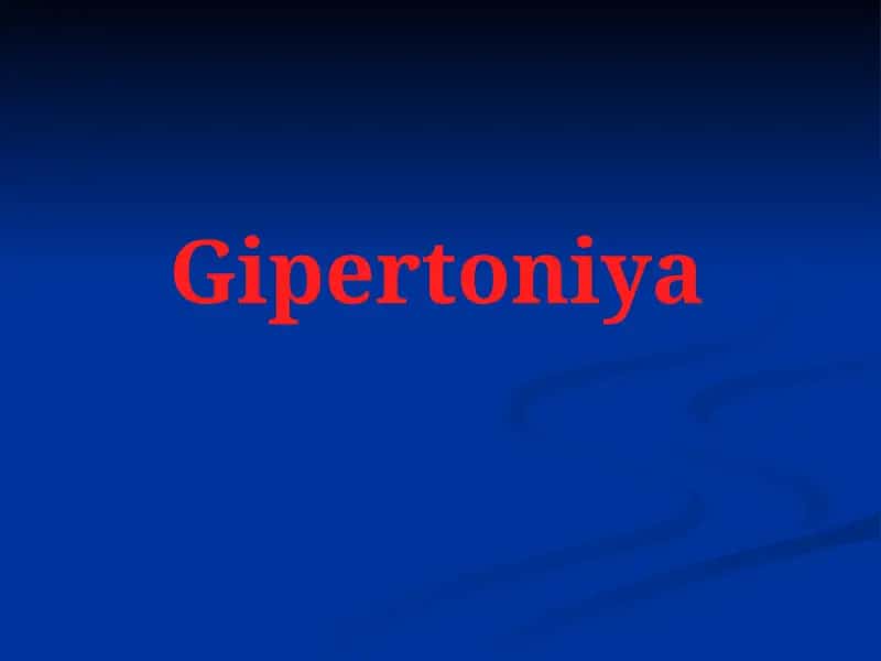 Gipertoniya 1