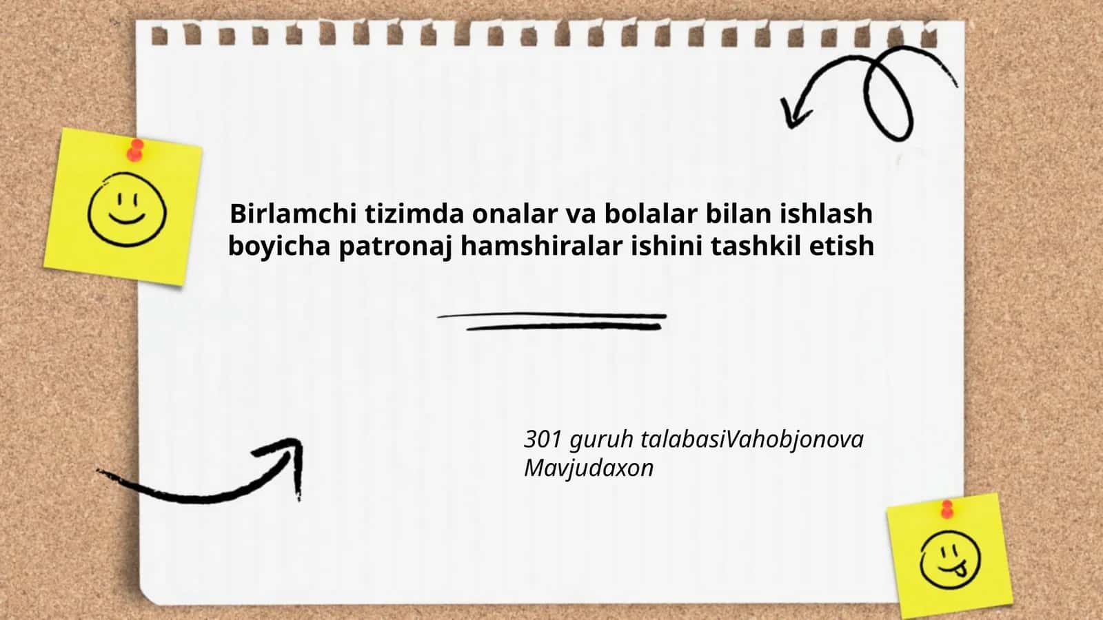 Birlamchi tizimda onalar va bolalar bilan ishlash boyicha patronaj hamshiralar ishini tashkil etish 1
