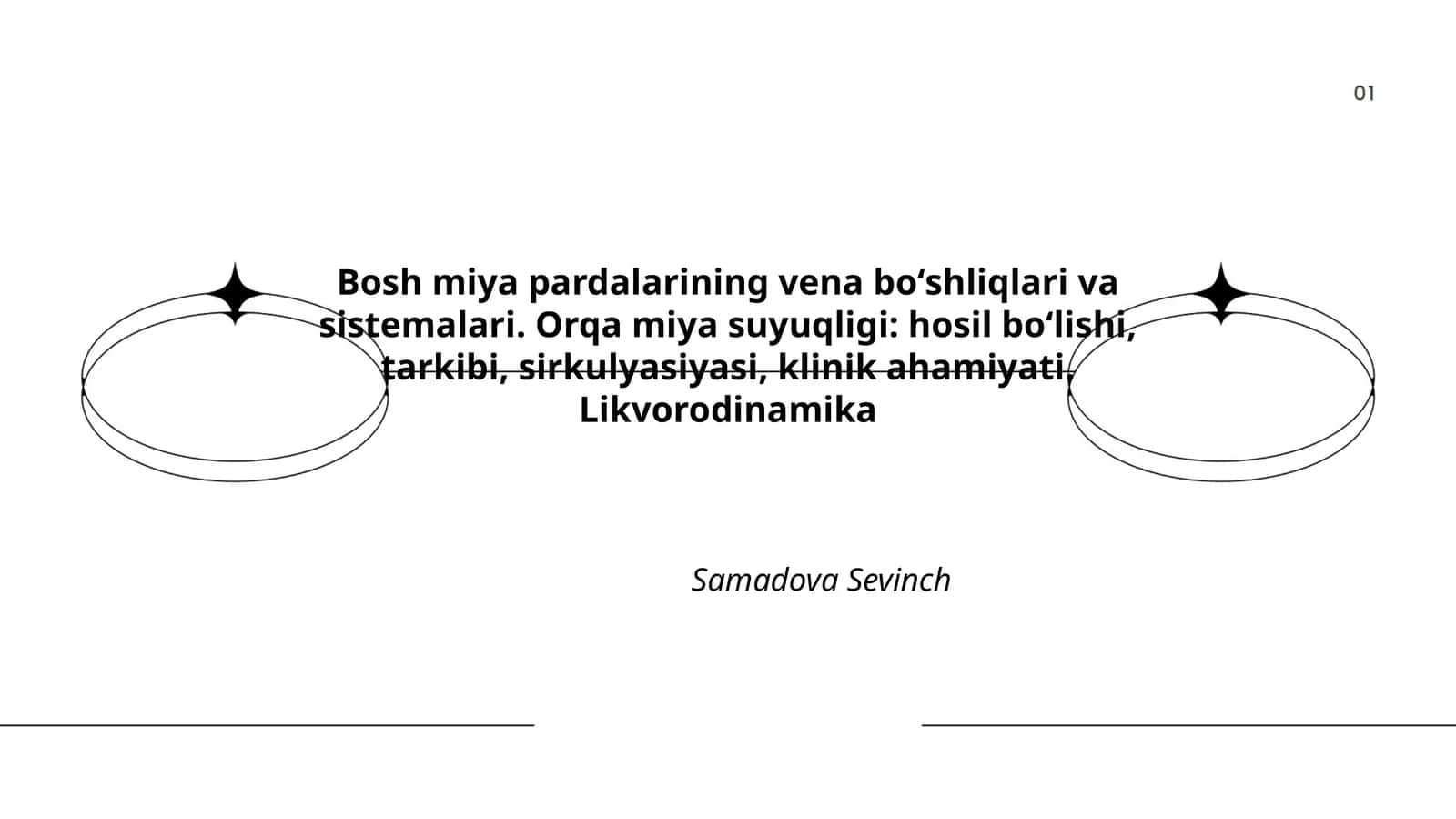 Bosh miya pardalarining vena boʻshliqlari va sistemalari 1