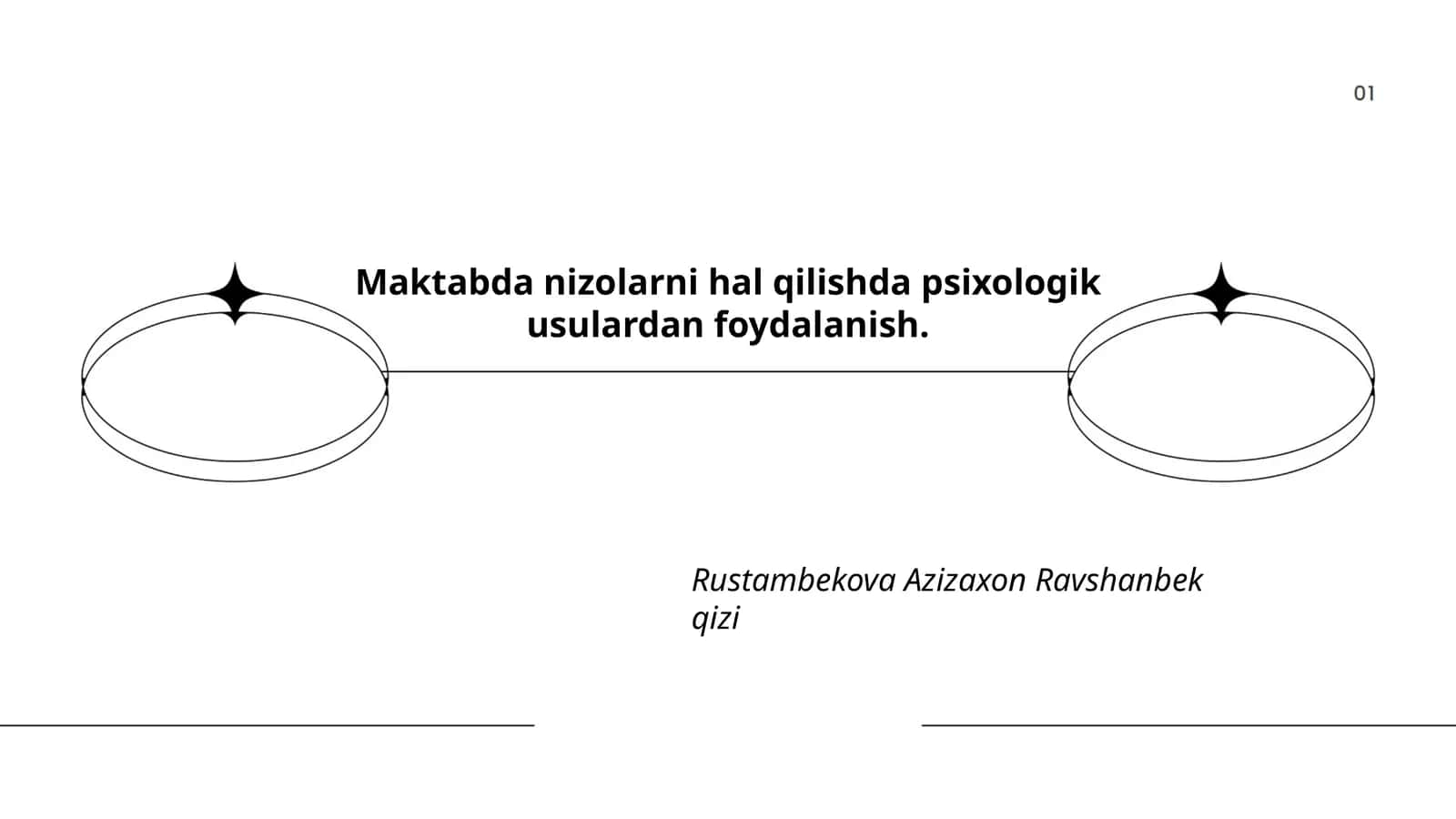 Maktabda nizolar: Psixologik usullarning ahamiyati 1