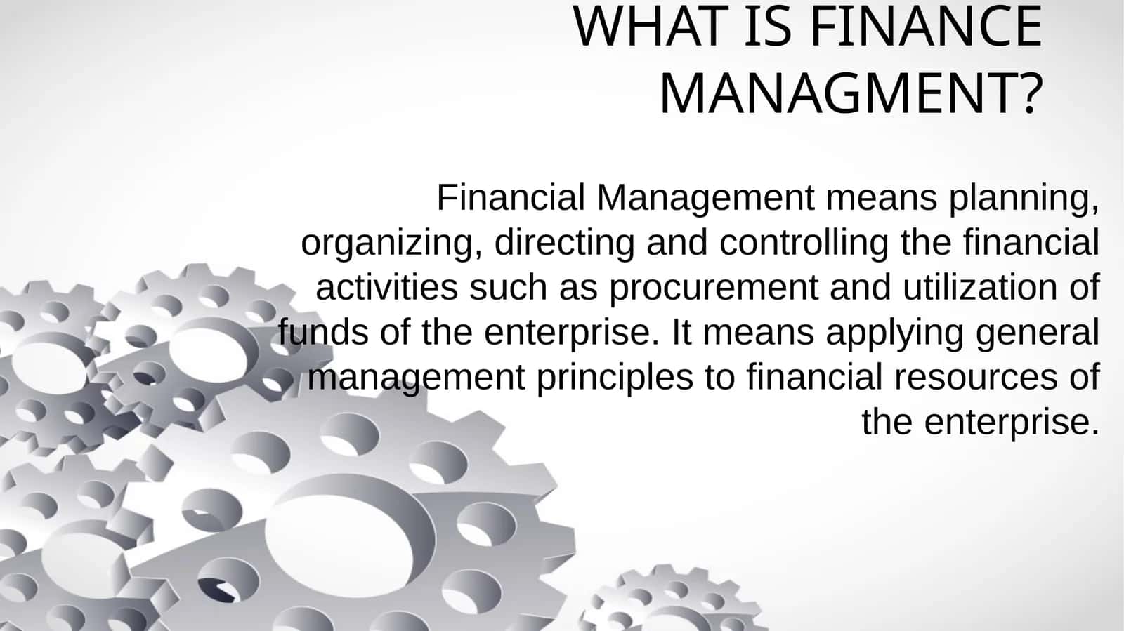 Financial Management 1