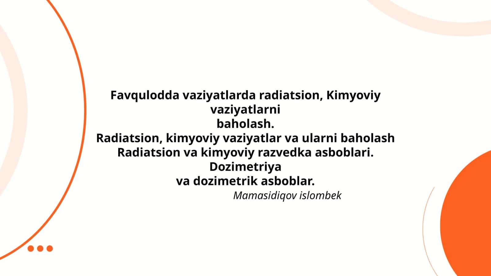 Radiatsion va kimyoviy razvedka asboblari 1