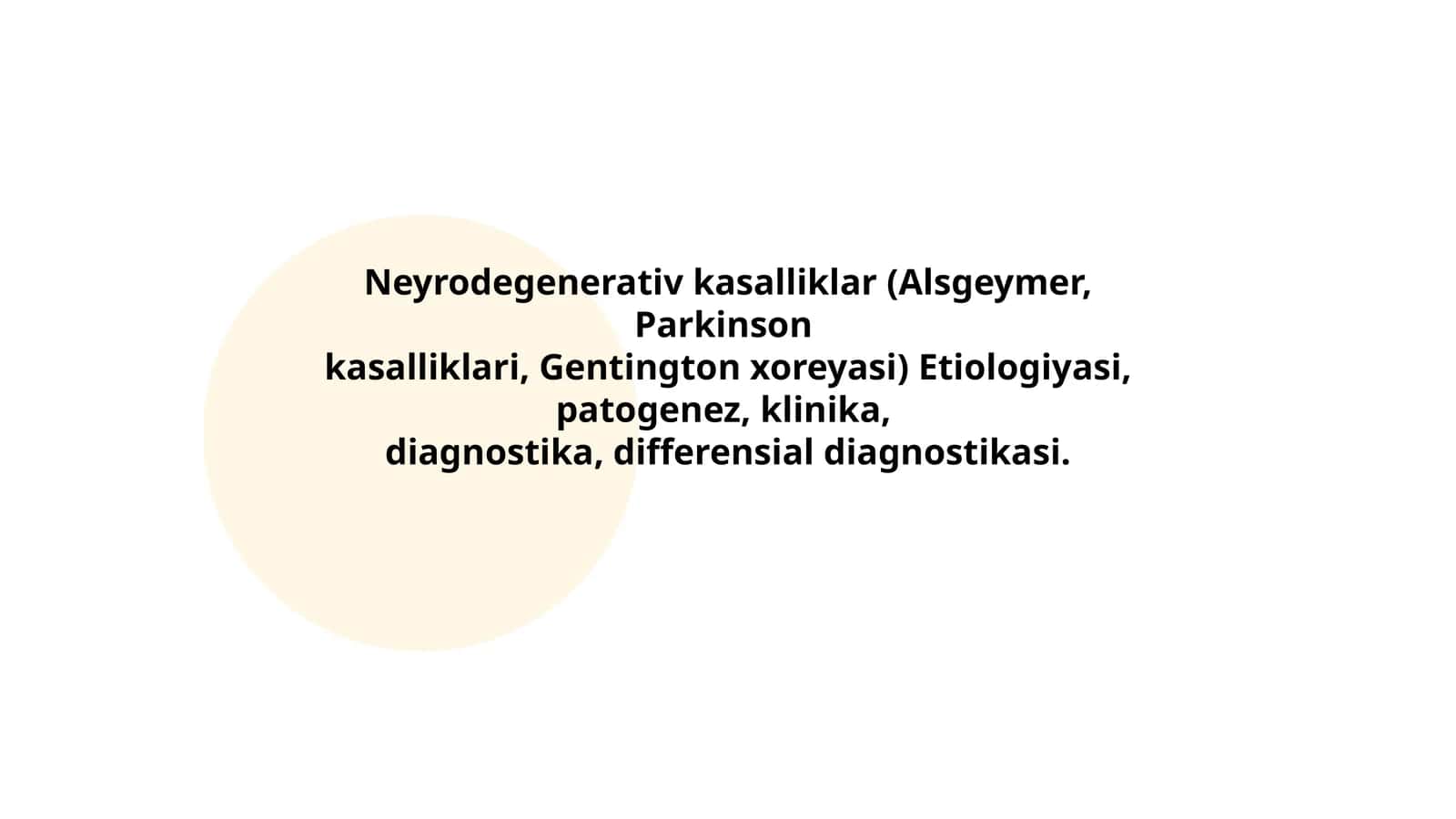 Neyrodegenerativ kasalliklar 1