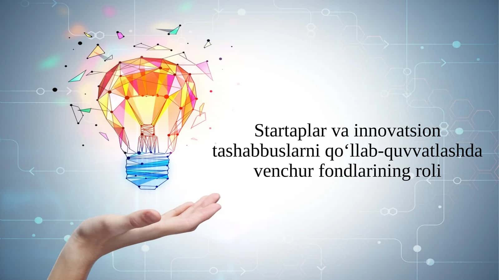 Venchur fondlarining roli 1