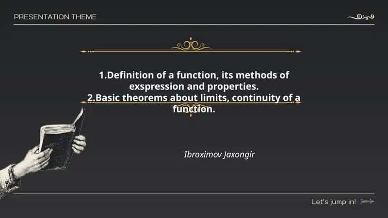 Definition of a function 1