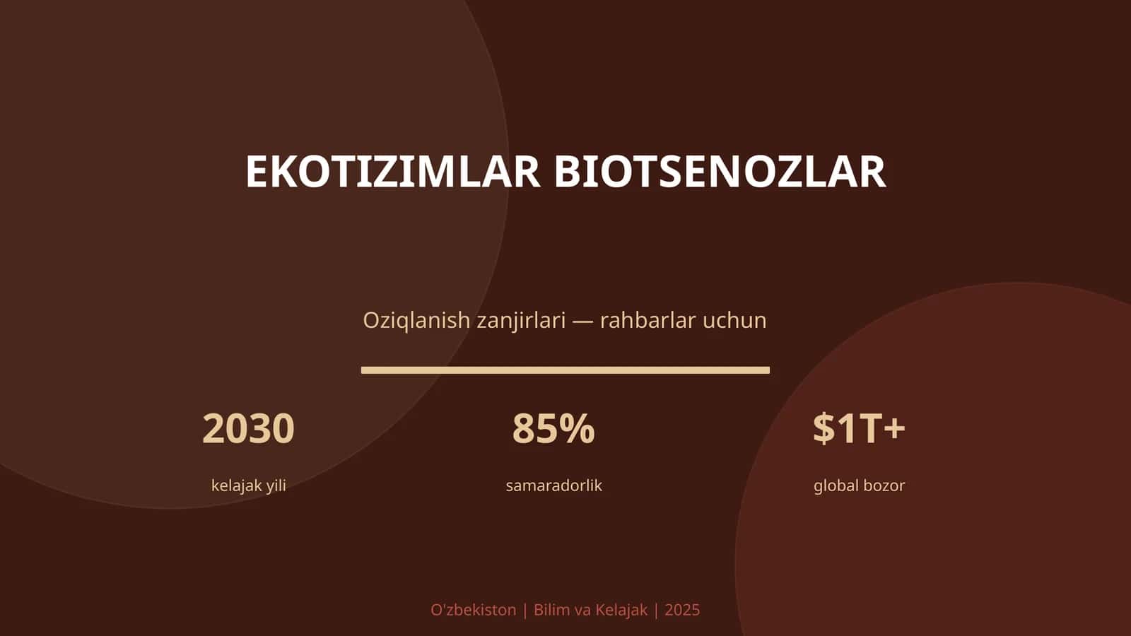 Ekotizimlar biotsenozlar 1