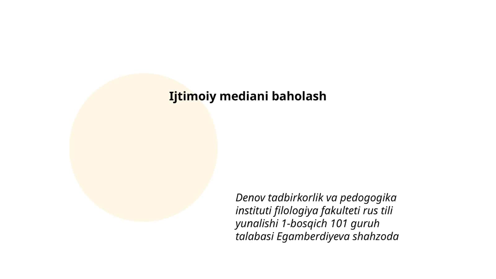 Ijtimoiy mediani baholash 1