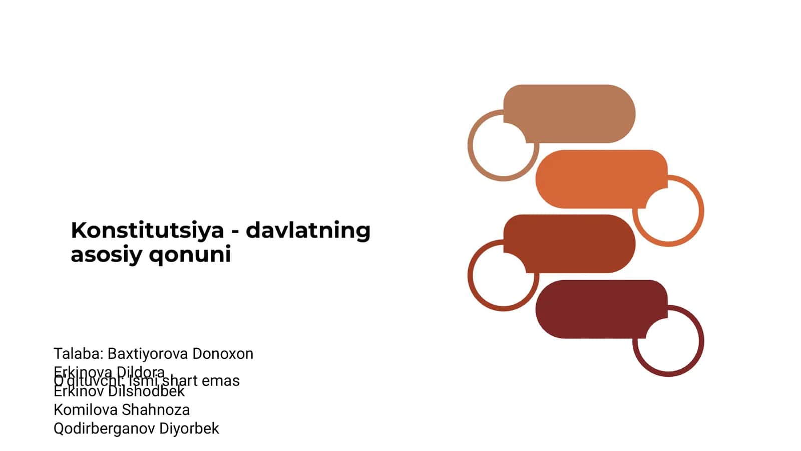 Konstitutsiya - davlatning asosiy qonuni 1