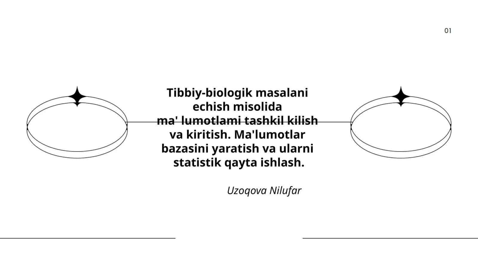 Tibbiy-biologik masalani 1