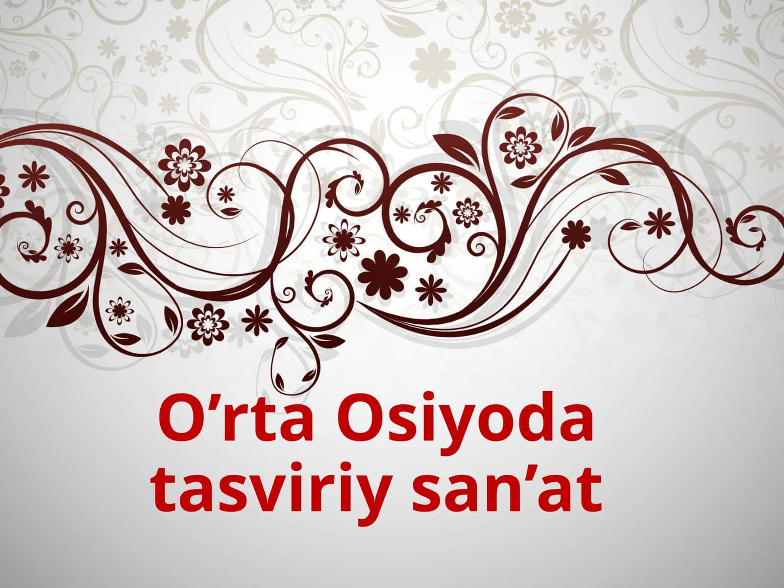 O’rta Osiyo datasviriy san’at Kitob atsan’ati 1
