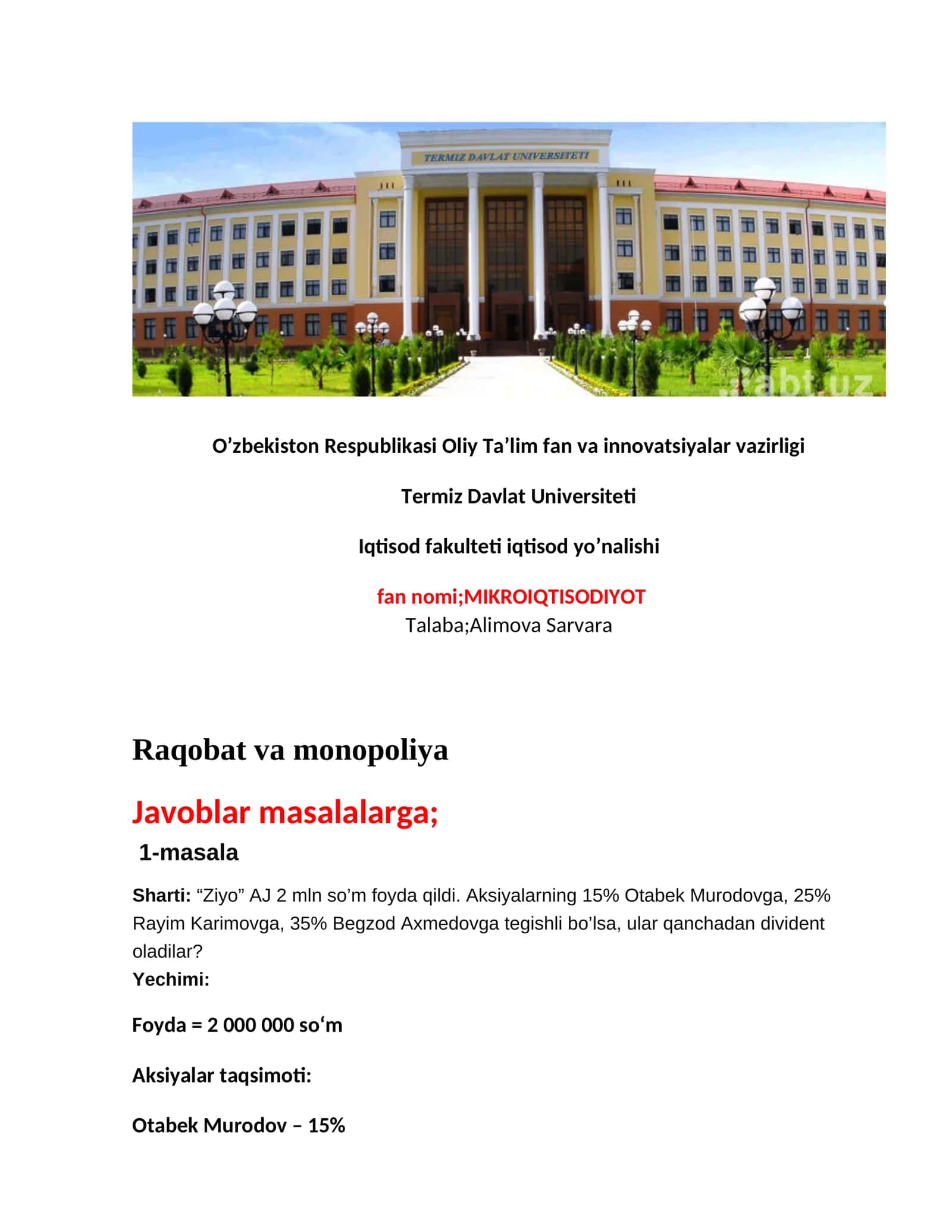 MIKROIQTISODIYOT 1