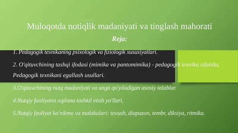 Muloqotdanotiqlikmadaniyativatinglashmahorati 1
