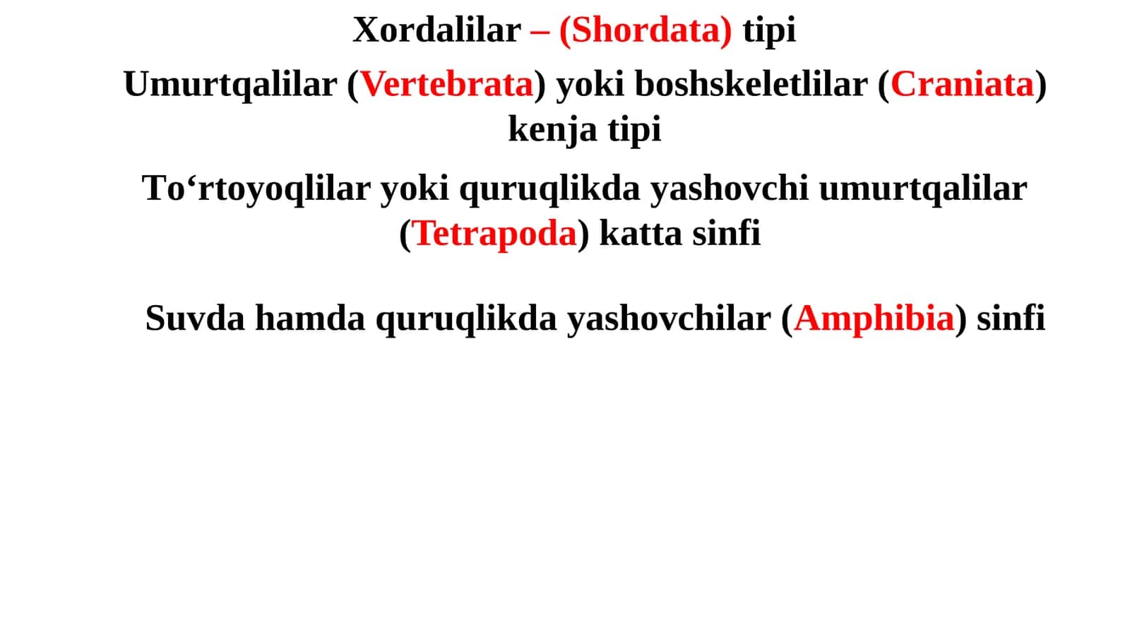 Suvdahamdaquruqlikdayashovchilar(Amphibia)sinfi 1