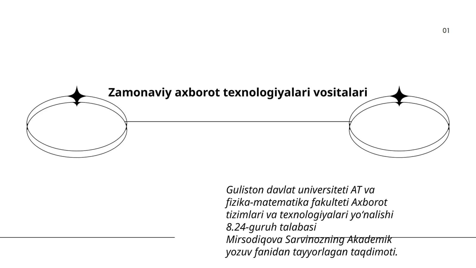 Zamonaviy axborot texnologiyalari vositalari 1