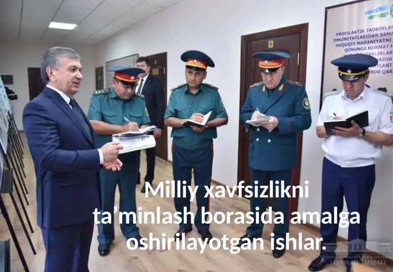 Milliy xavfsizlikni ta'minlash bo'rasida amalga oshirilayotgan ishlar 1