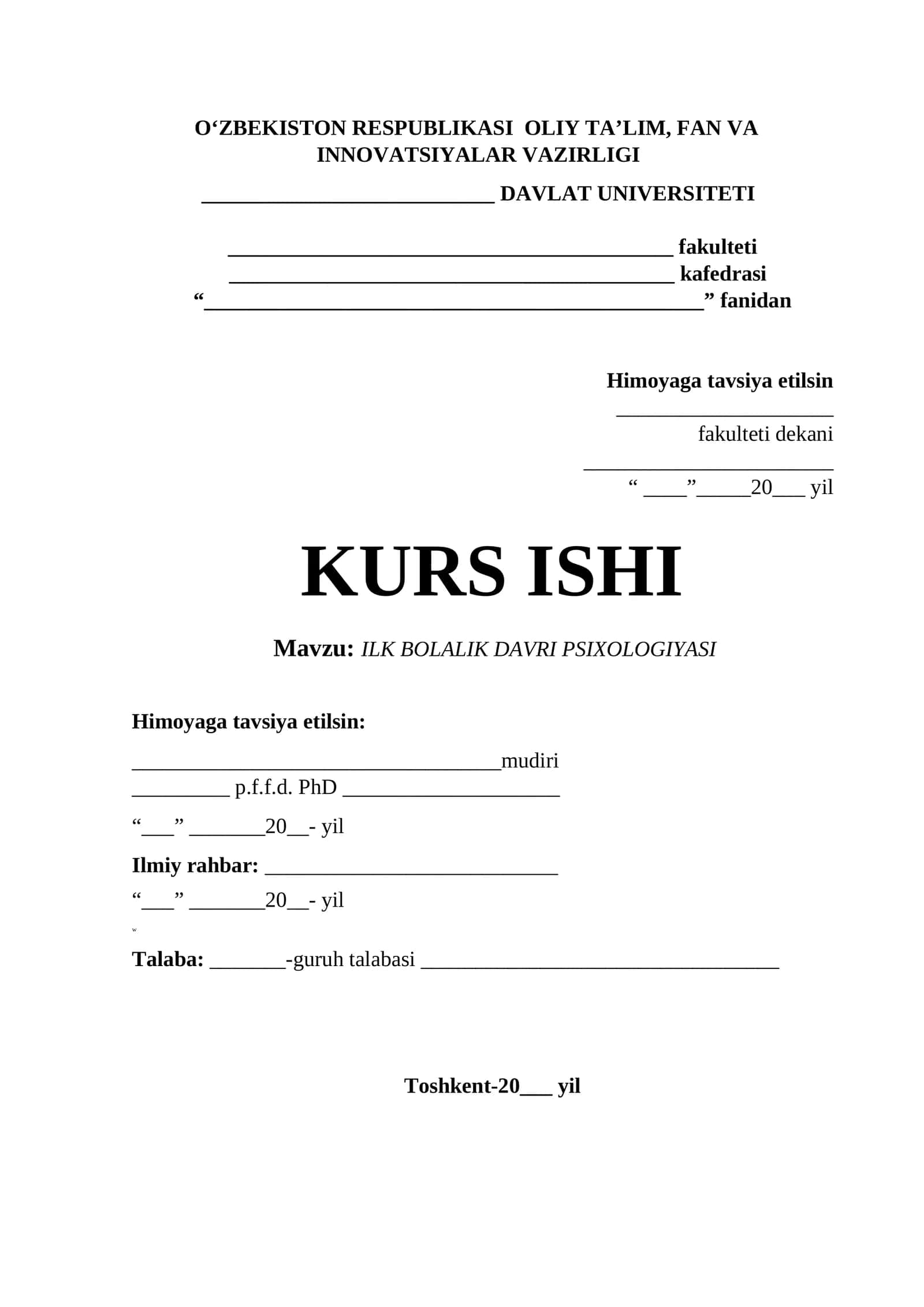 ILK BOLALIK DAVRI PSIXOLOGIYASI 1