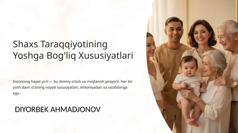 Shaxs Taraqqiyotining Yoshga Bog'liq Xususiyatlari 1