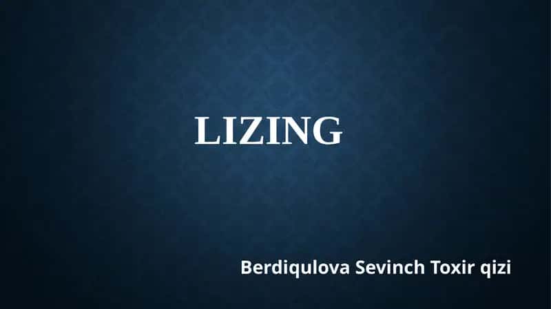 Lizing 1