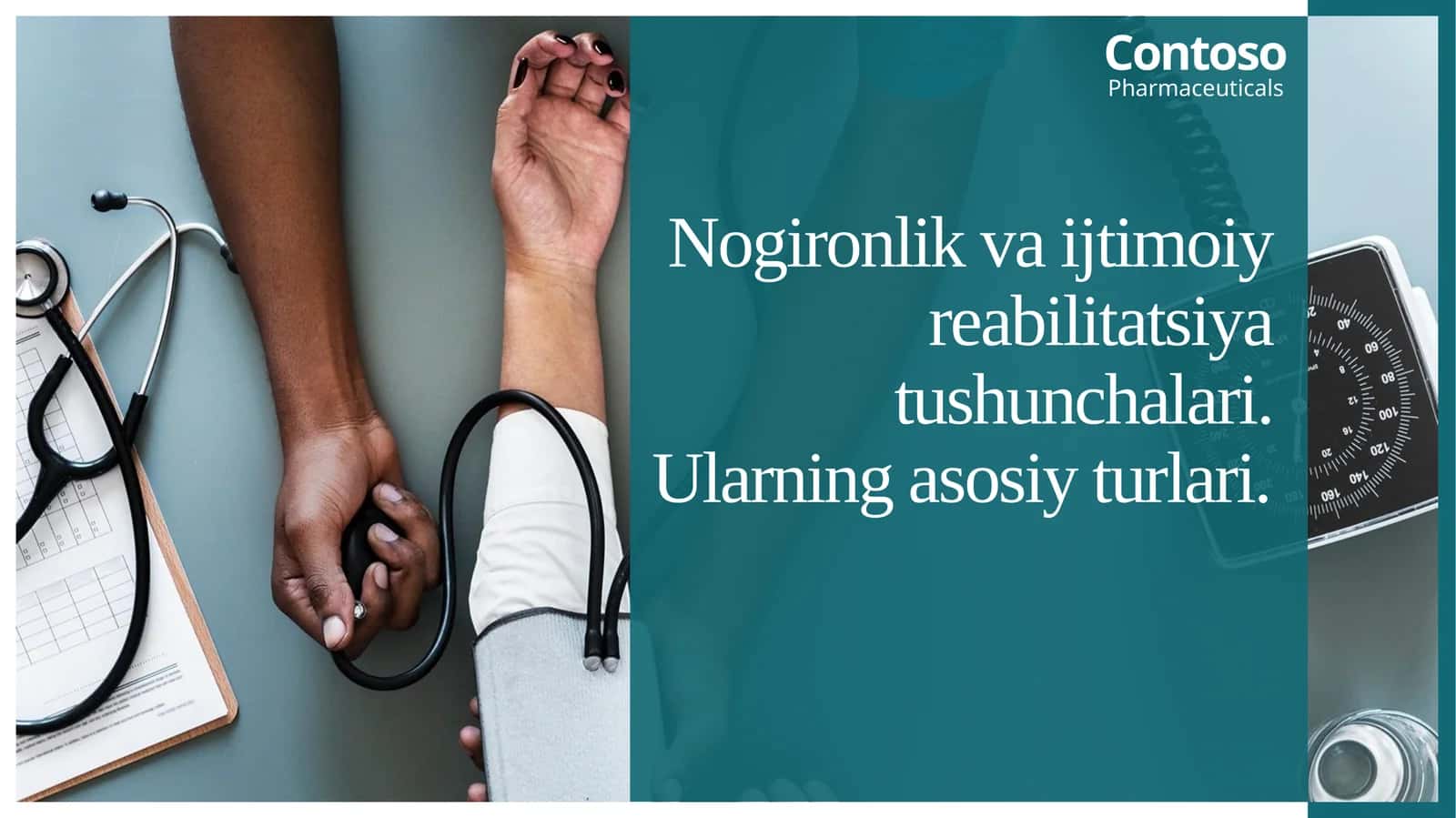 Nogironlik va ijtimoiy reabilitatsiya tushunchalari. Ularning asosiy turlari. 1