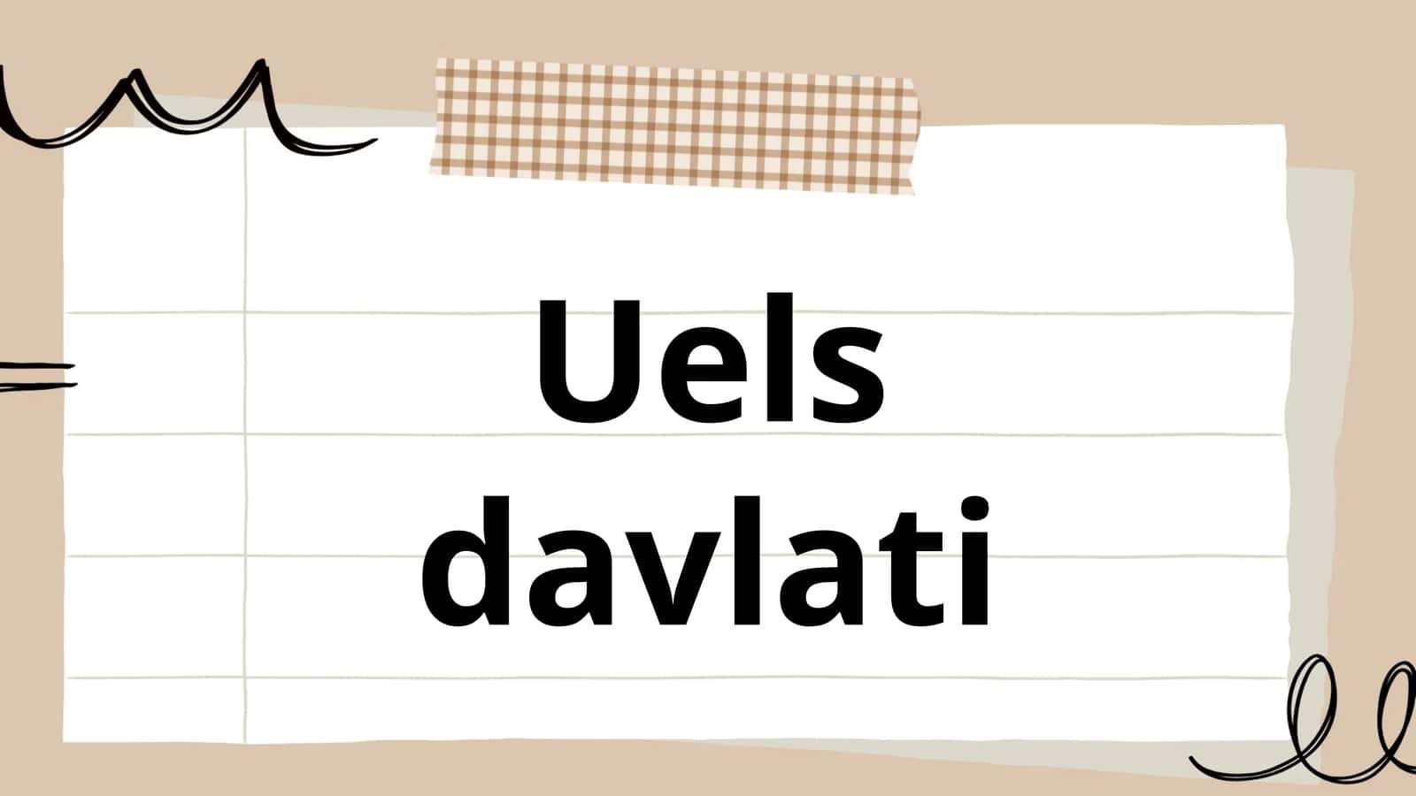 Uels davlati 1