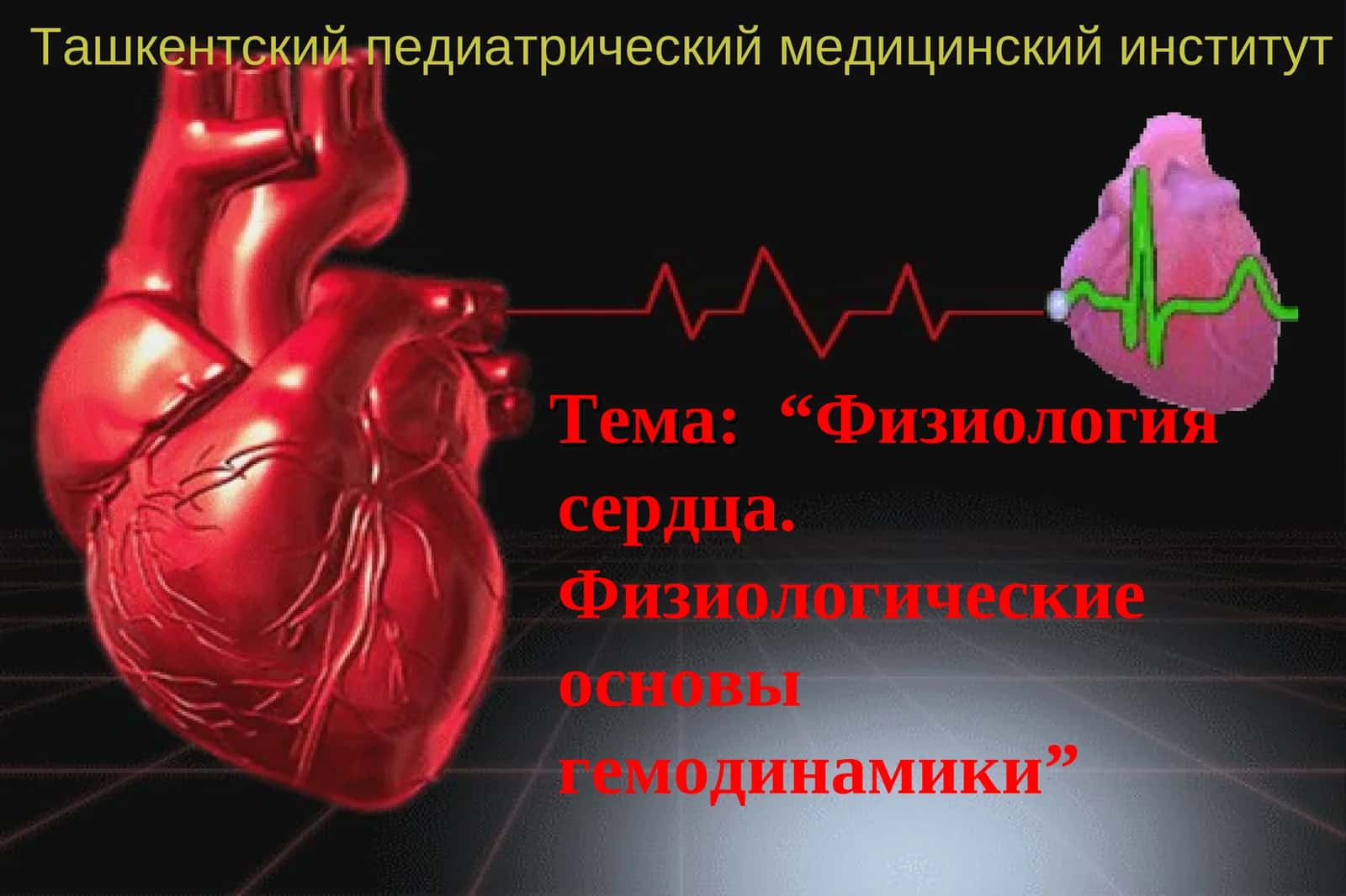 Физиологиясердца. Физиологические основы гемодинамики 1