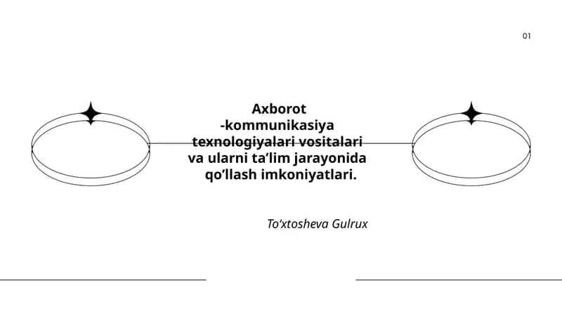 Axborot-kommunikatsiya texnologiyalarining ta'limdagi roli 1