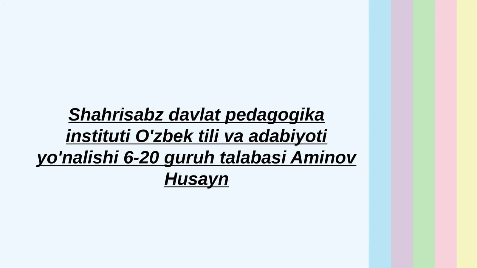 Navoiyning ruboiylarining sharhlash 1