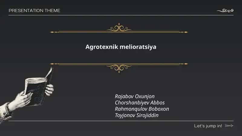 Agrotexnik melioratsiya 1