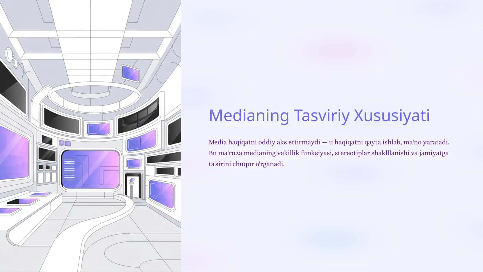 Medianing Tasviriy Xususiyati 1