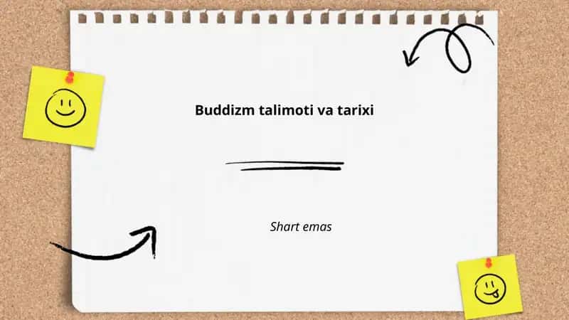 Buddizm talimoti va tarixi 1