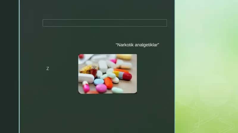 Narkotik analgetiklar 1