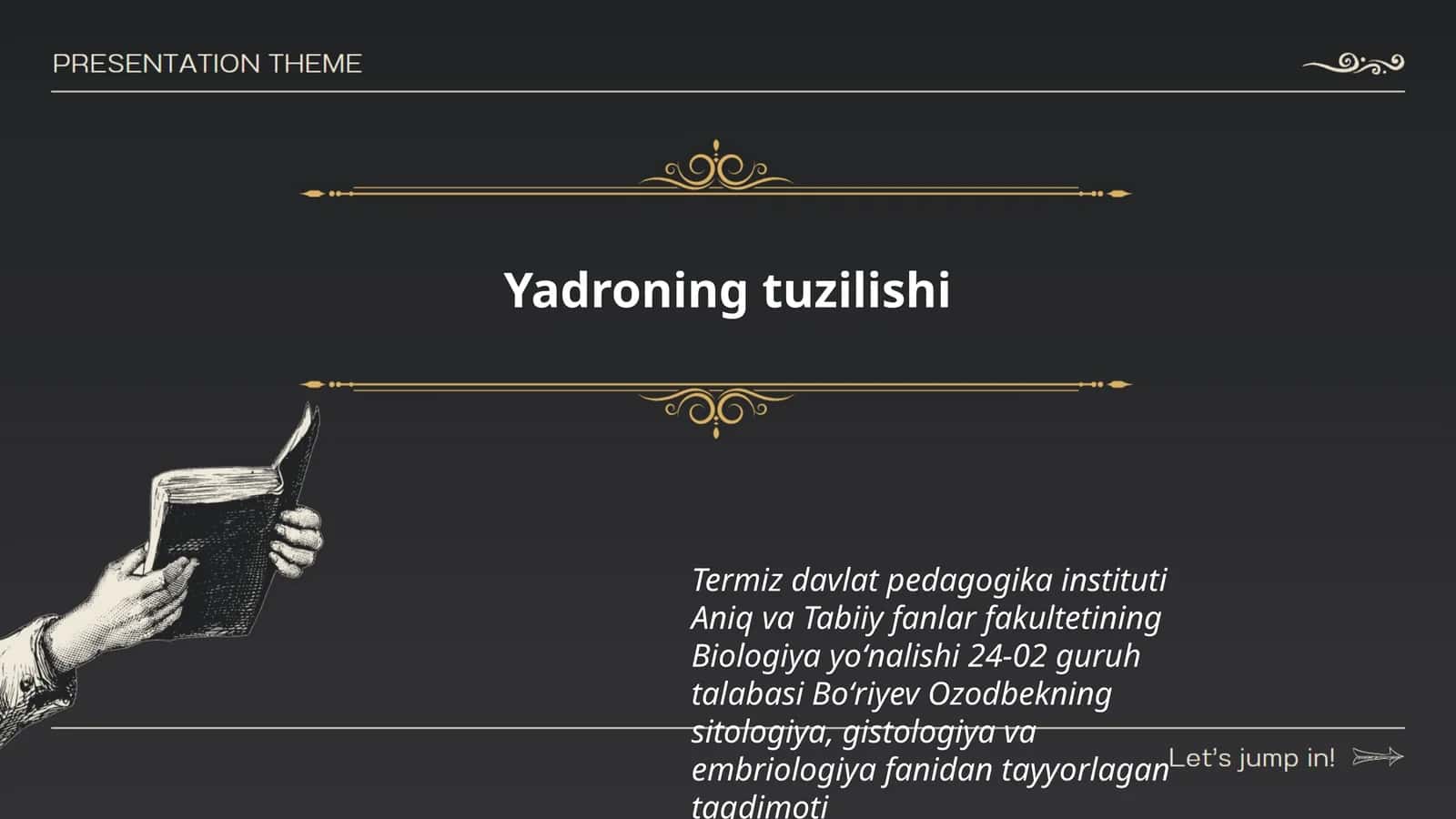 Yadroning tuzilishi 1
