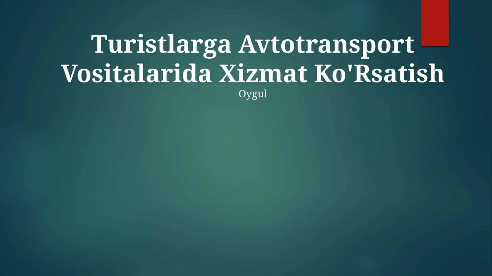 Turistik transport xizmati 1