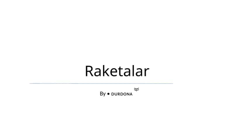 Raketalar 1