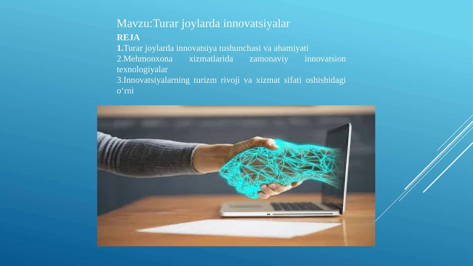 Turar joylarda innovatsiyalar 1