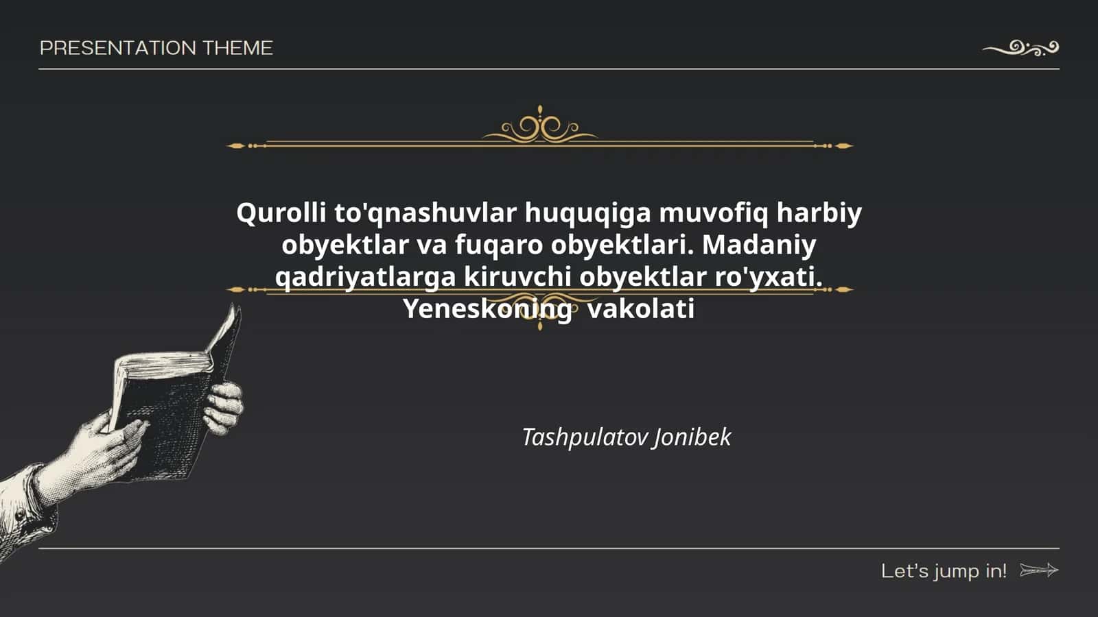 Qurolli to'qnashuvlar huquqiga muvofiq harbiy obyektlar va fuqaro obyektlari 1