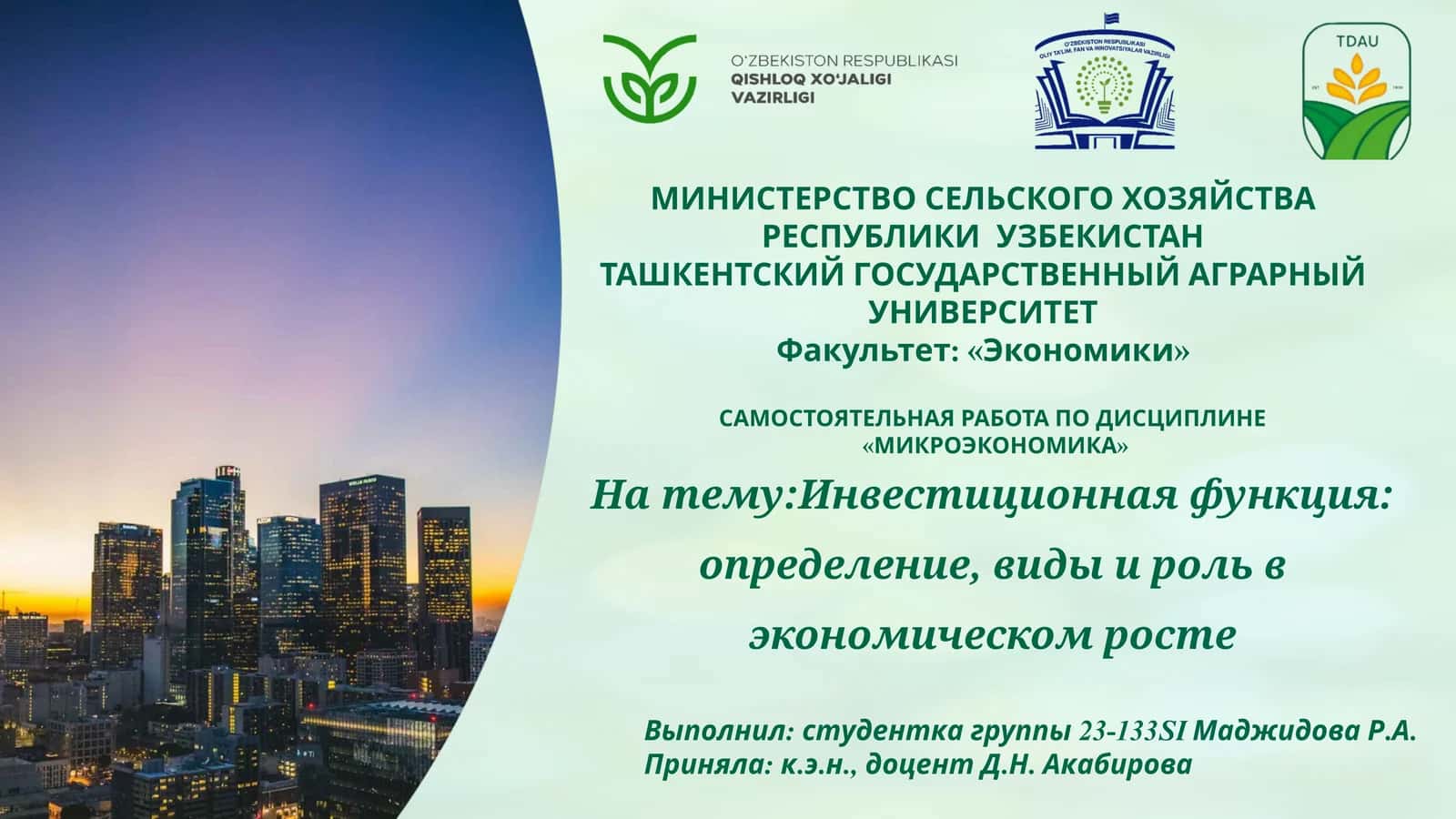 Инвестиционная функция: определение, виды и роль в экономическом росте 1