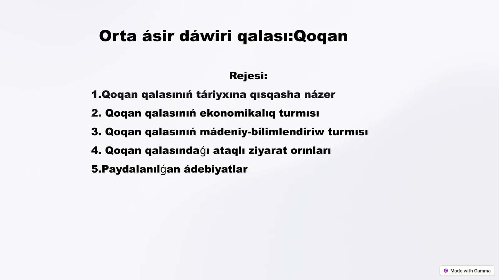 Ortaásirdáwiriqalası:Qoqan 1