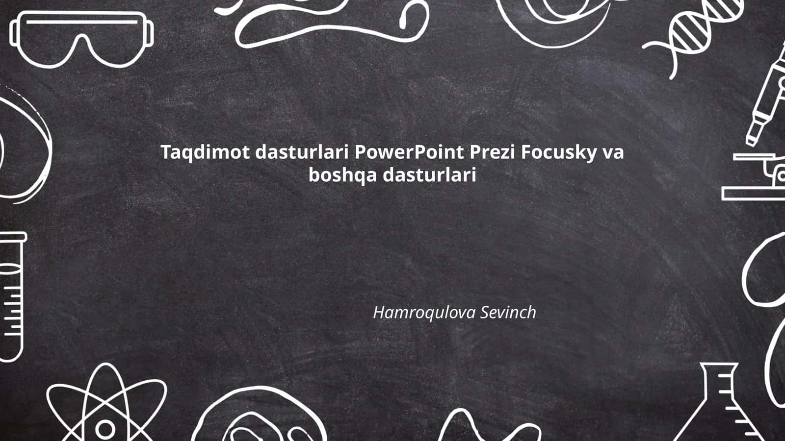 Taqdimot dasturlari PowerPoint Prezi Focusky va boshqa dasturlari 1