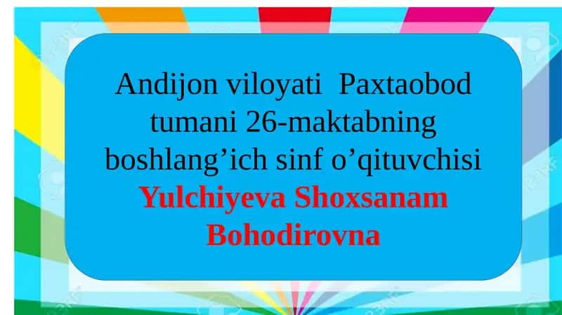 Bog‘bon va nihol darslik 1