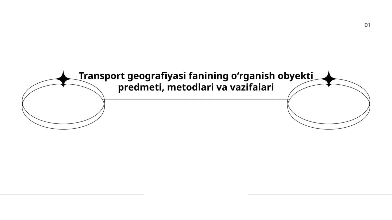 Transport geografiyasi fanining oʻrganish obyekti predmeti, metodlari va vazifalari 1